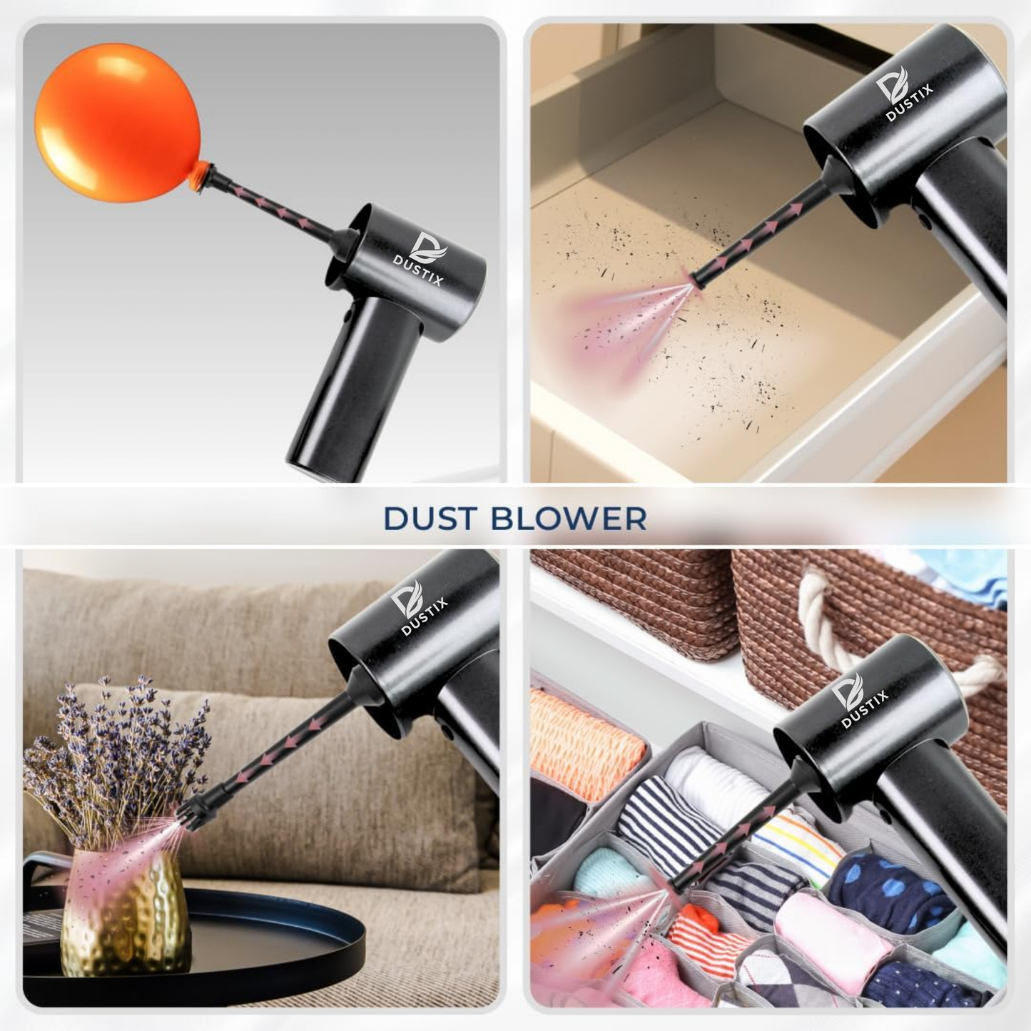 Dustix Handheld Car Vacuum Cleaner Cordless