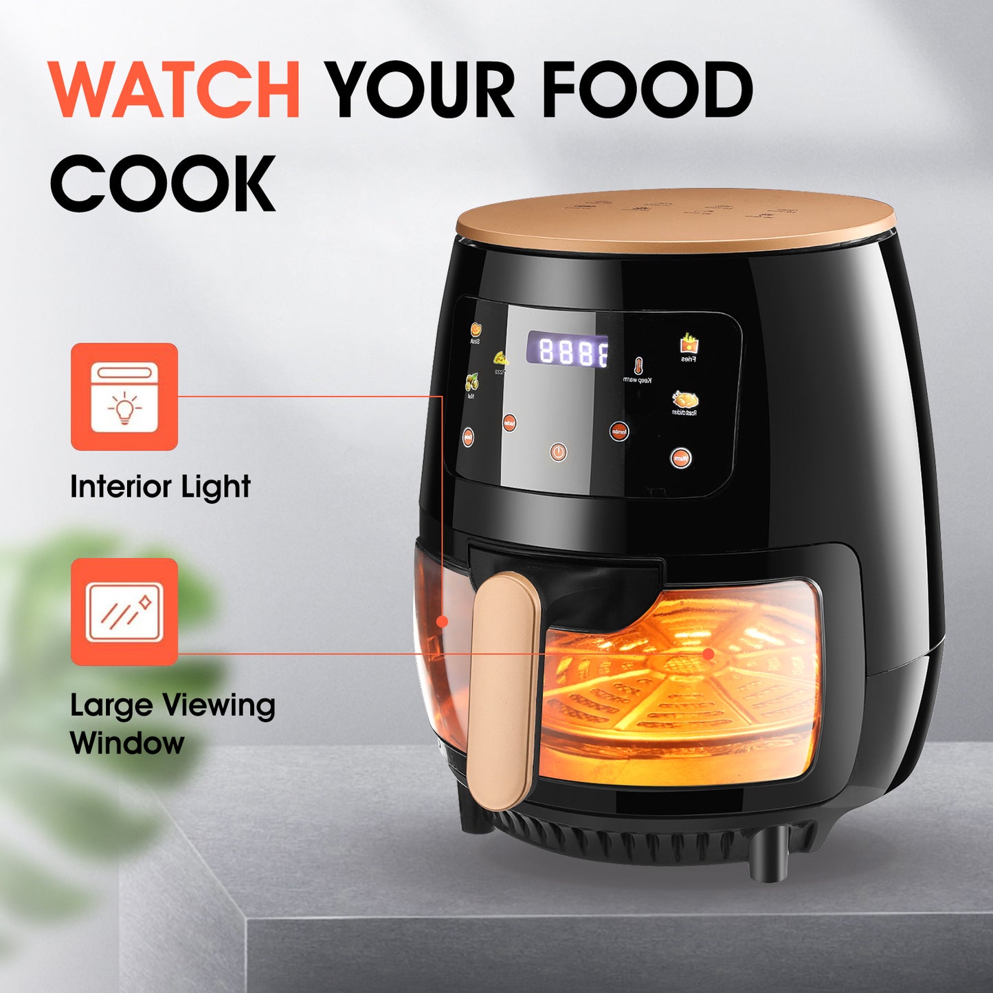 Air Fryer, 6QT Airfryer Oven