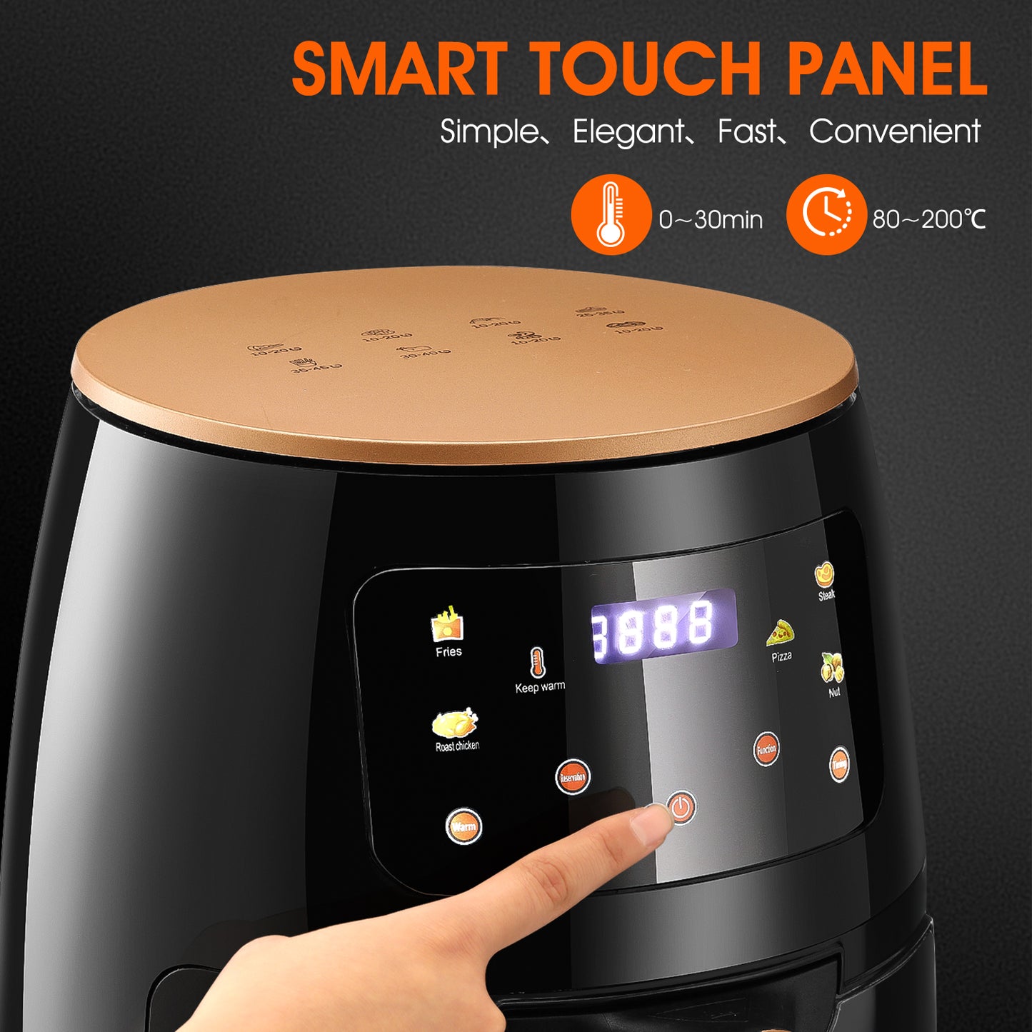 Air Fryer, 6QT Airfryer Oven