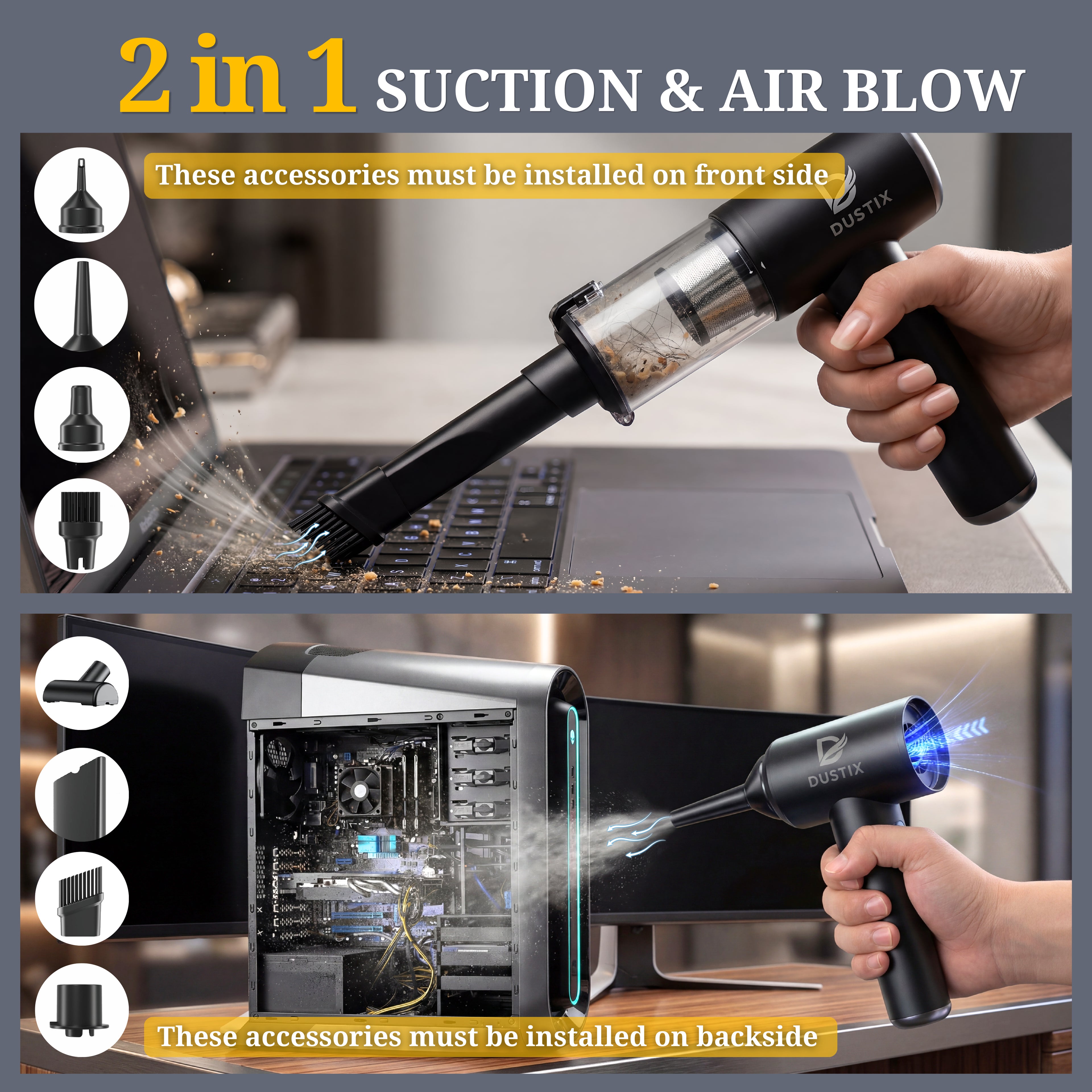 Cordless Handheld Car Vacuum Cleaner 20000Pa (PRO)