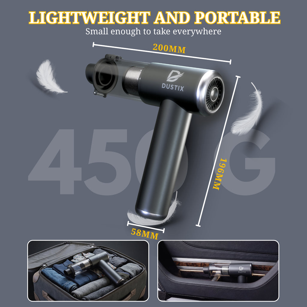 Cordless Handheld Car Vacuum Cleaner 20000Pa (PRO)