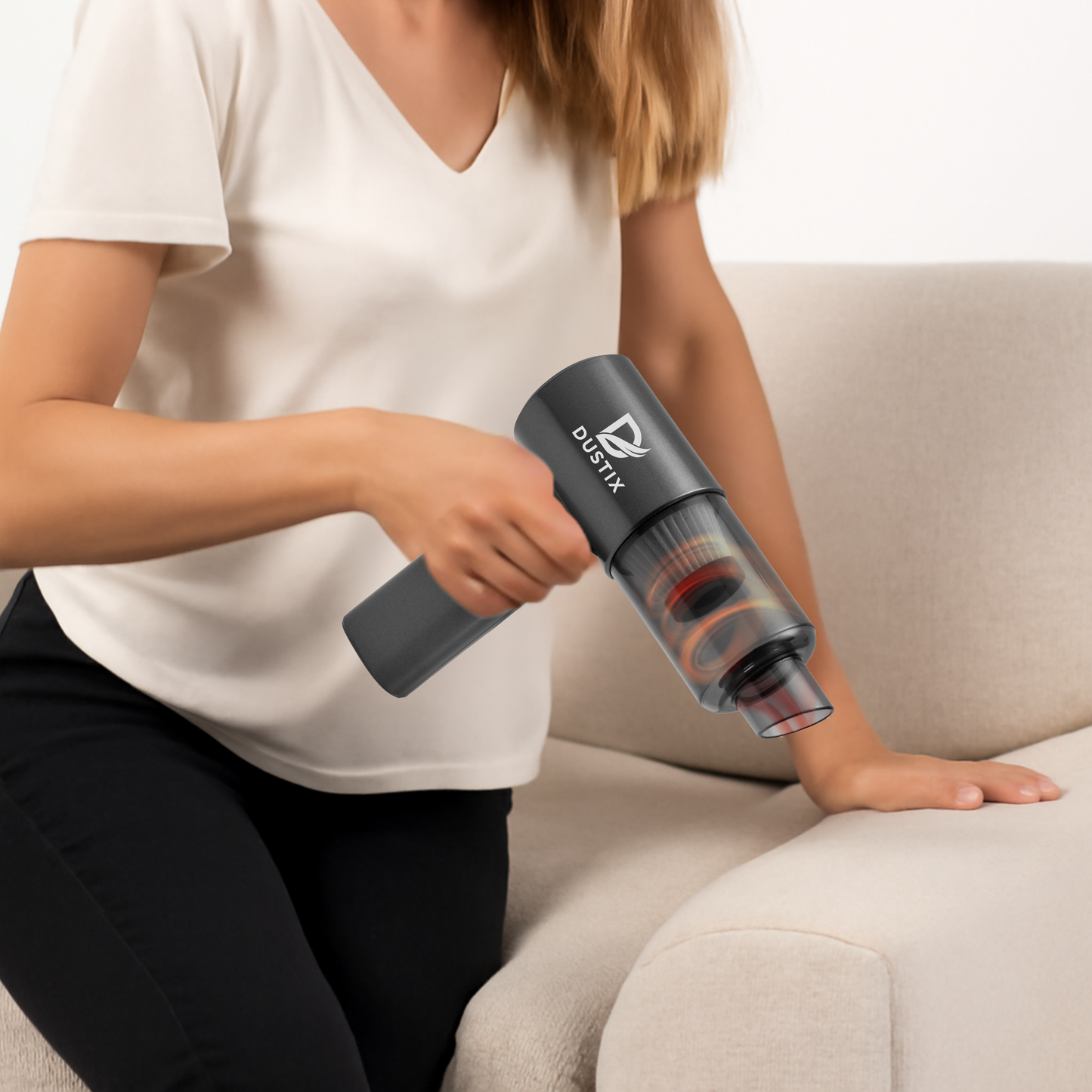 Dustix Handheld Car Vacuum Cleaner Cordless
