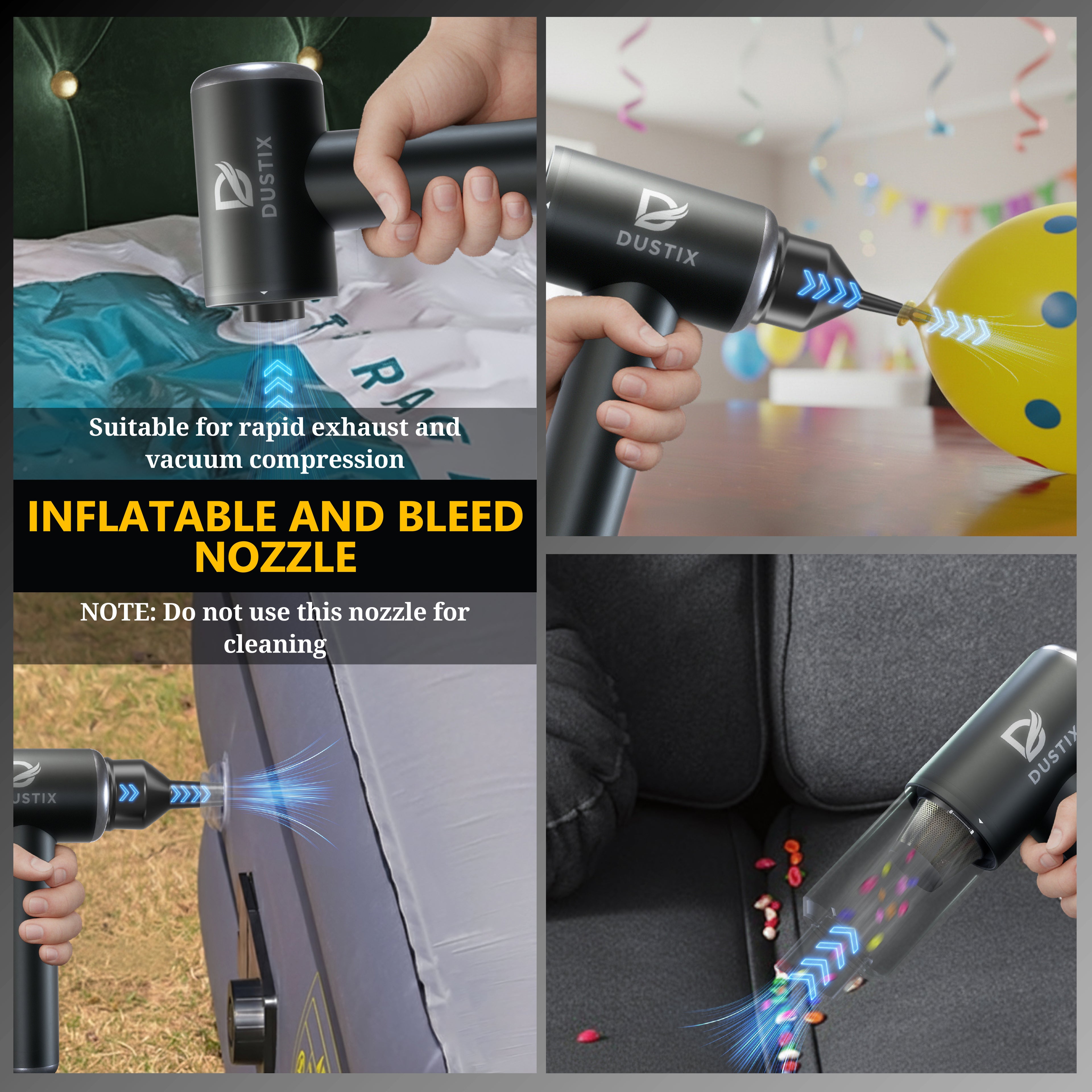 Cordless Handheld Car Vacuum Cleaner 20000Pa