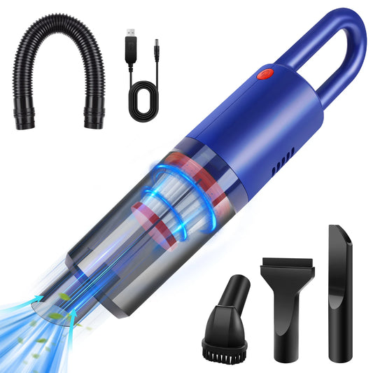 DayPlus 3 in 1 Hand Vacuum Cleaner Portable Cordless Vacuum Cleaner, Rechargeable Power Car Vacuum Cleaner With Reusable Filter