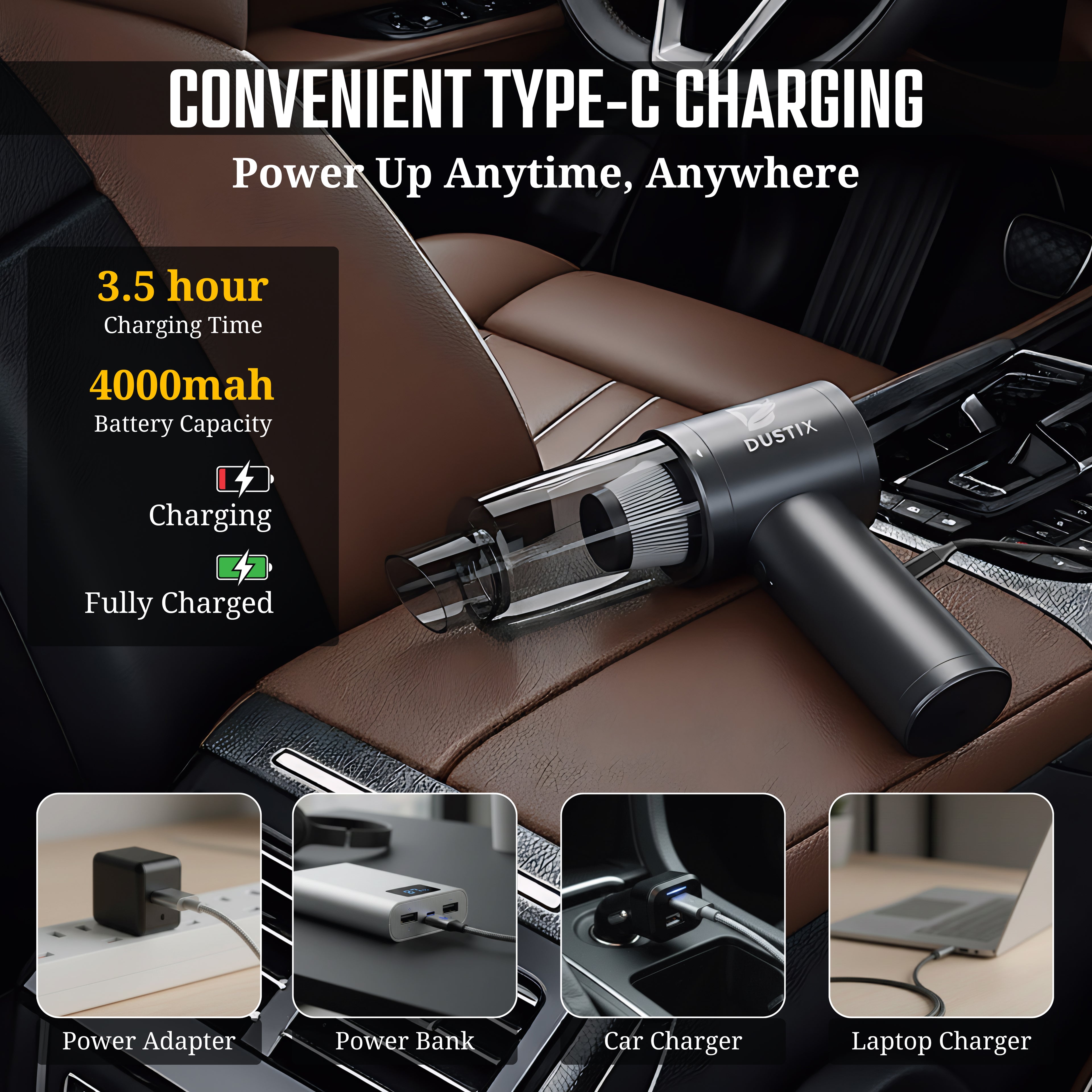 Handheld Car Vacuum Cleaner